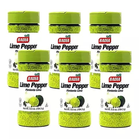 Pack 6 Lima Pimienta Badia Spices 184,3g. Origen Usa