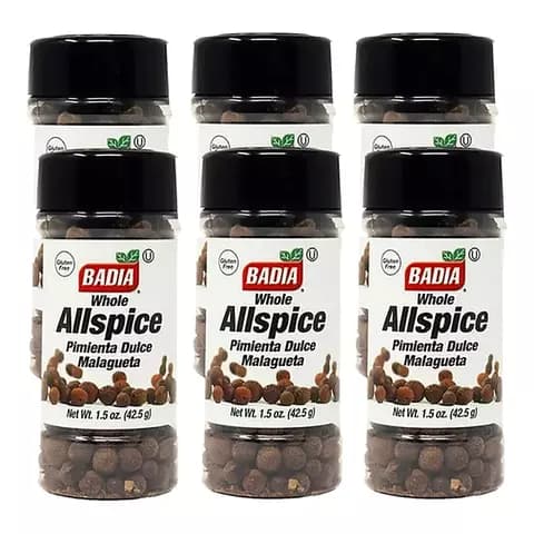 Pack 6 Pimientas Jamaica Dulce Malagueta Badia 42.5g Usa