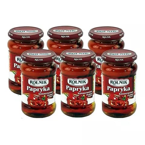 Pack 6 Pimientos Agridulces Con Especias Rolnik X340grms