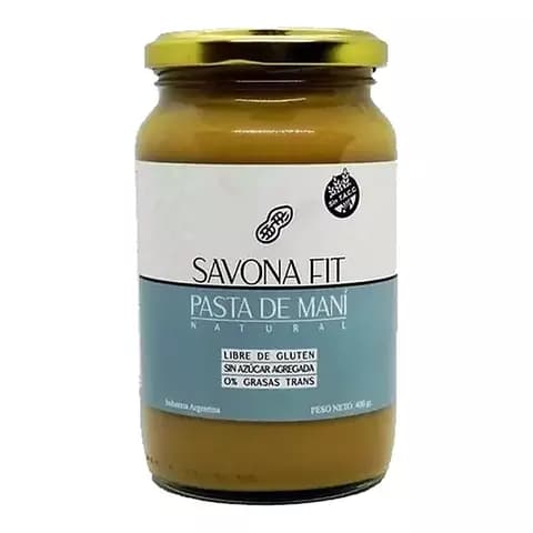 Pasta De Mani Natural Sin Tacc X 400 Gr - Savona Fit