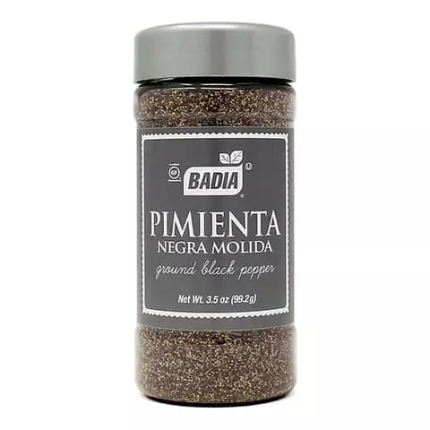 Pimienta Negra Molida X 99,2 Gr Badia - Especias Sin Tacc