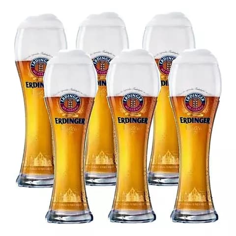 Vaso Erdinger Weissbier Pack 6x500ml Original Europeo