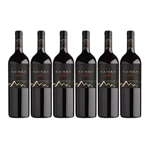 Vino Kaiken Ultra Cabernet Sauvignon X750cc Caja X6 Envios