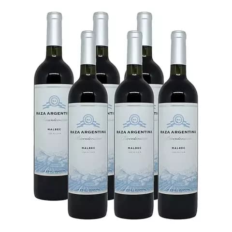 Vino Raza Argentina Bicentenario Malbec Caja X6 X750cc