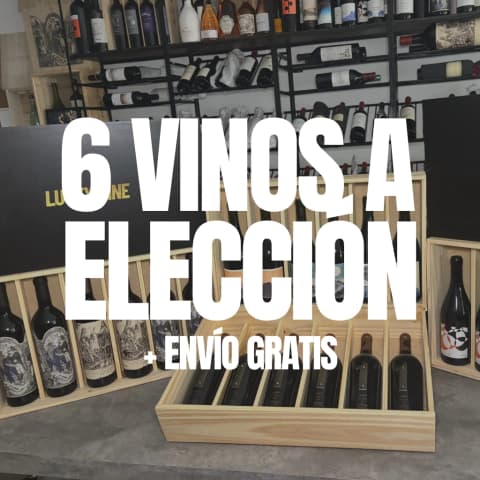 Luckybox mix a eleccion - Caja de 6 vinos a elección + envío gratis