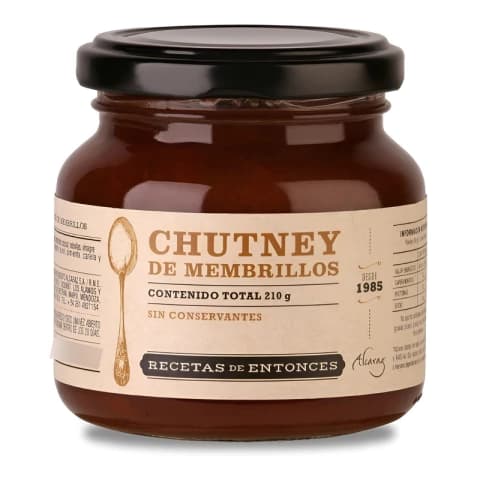 Chutney De Membrillo Recetas De Entonces X 210gr
