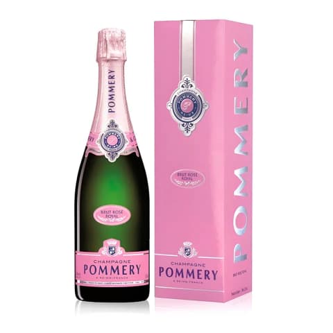 Champagne Pommery Rosé Francés Estuche Original