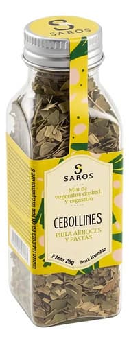 Mix Vegetales Deshidratado Saros Cebollines X 25gr