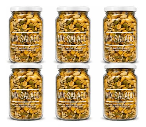 Pack 6 Mix Salado Beepure Frasco 190g
