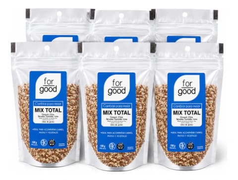 Pack 6 Bolsa Granos Mix Total Forgood Paquete x 150grms