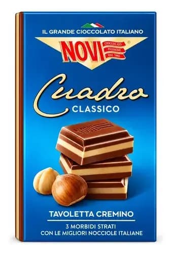 Tableta Chocolate Cremino Cuadro Classico X110gr Novi Italia