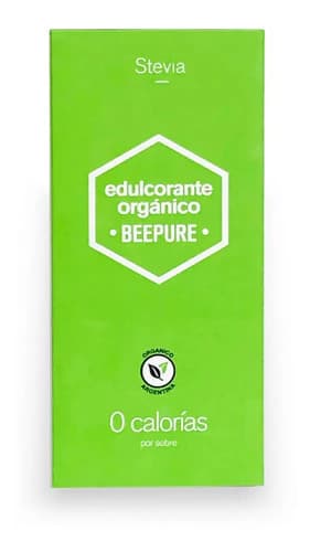 Edulcorante Stevia Orgánico Beepure Estuche 42 Sobres