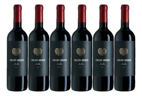 Vino A Corazon Abierto Malbec X750cc Caja X6