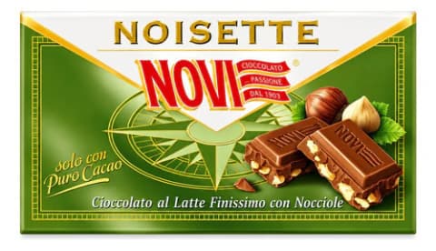 Chocolate Italiano Novi Tableta Noisette Leche Avellana 100g