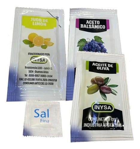 Combo Gourmet Inysa x100 sobres Sabores Premium Individual