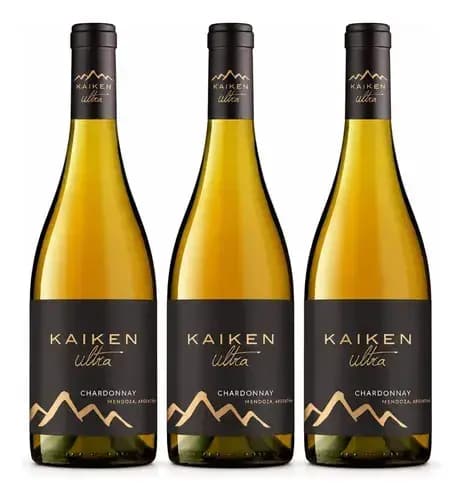 Pack 3 Vino Kaiken Ultra Chardonnay X750ml