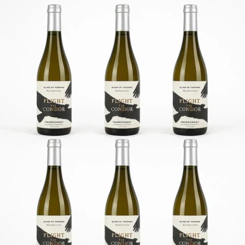 Pack 6 Vino Flight Of The Condor Chardonnay x 750cc