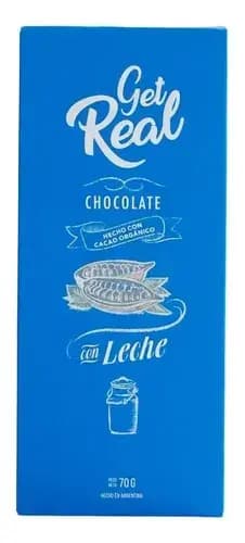 Chocolate Con Leche Get Real Organico 70grms