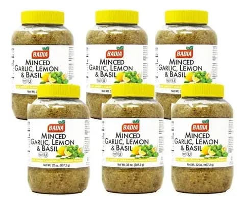 Pack Badia Ajo Limon Y Albahaca Picado En Agua 907,2G Origen Usa