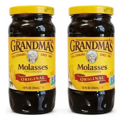 Pack 2 Grandmas Molasses Meleza De Caña 355ml Origen USA