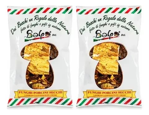 Pack 2 Funghi Porcini Hongos Secos Trozados Salpa 20g Italia