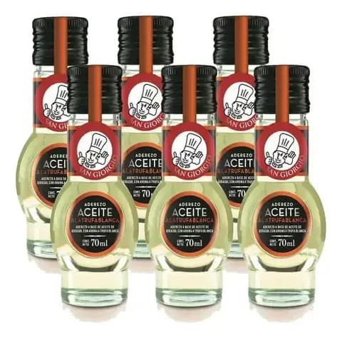 Pack 6 Aceites De Trufa Blanca x70ml San Giorgio