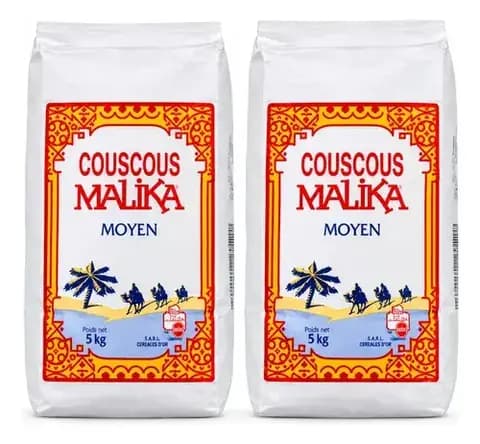 Pack 2 Bolsa Cous Cous Malika x 5 kg Gastronomica Francia