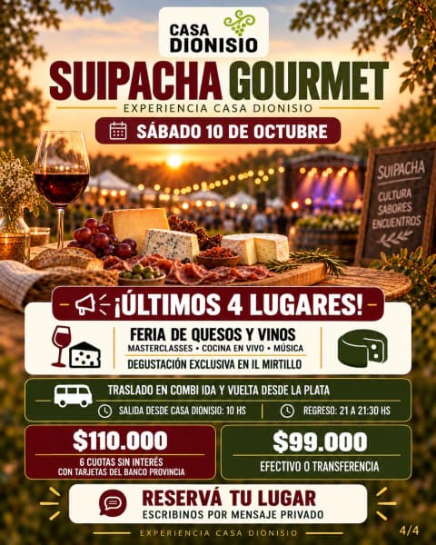 Viaje a Feria Suipacha Gourmet