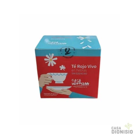 Te Rojo Vivo en Hebras Casa Hofmann x 50 grs
