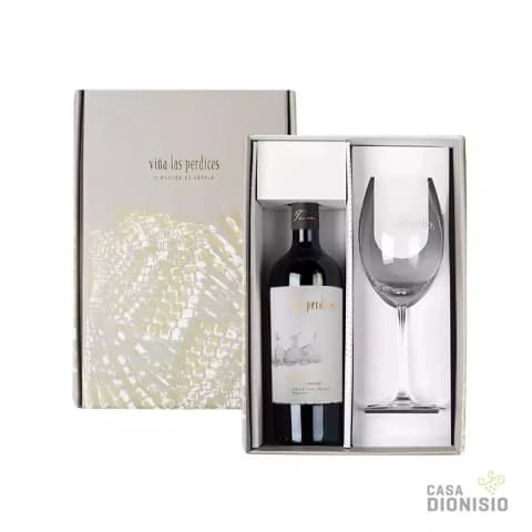 Estuche Las Perdices Reserva Tinamú con Copón Grabado