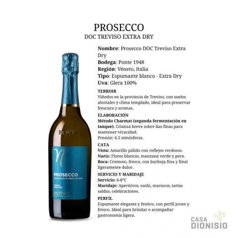 Prosecco Trevisso Extra Dry Ponte