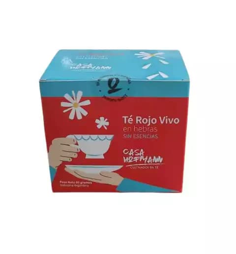 Te Rojo Vivo en Hebras Casa Hofmann x 50 grs