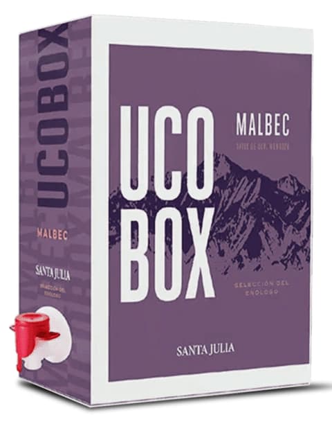 Vino Santa Julia Uco Box Malbec Bag in Box 3L