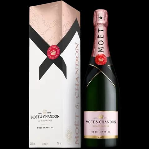 Moet Chandon Brut Rosé en Estuche de Cartón