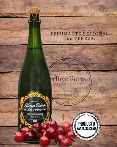 Alma Pura Extra Brut con Cereza (Los Antiguos)
