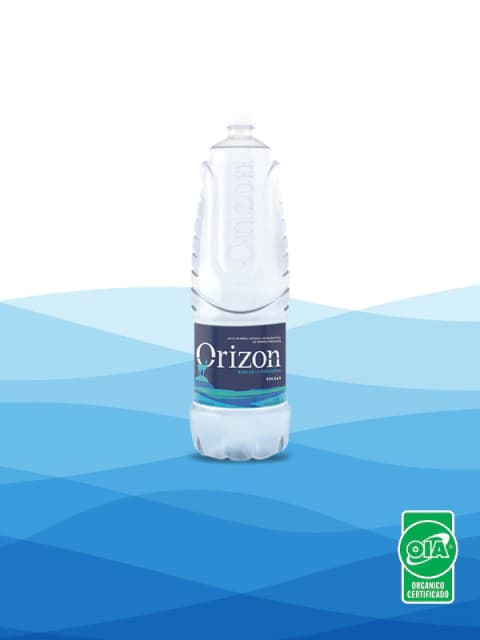 Botella Agua Mineral Orgánica Orizon 2.25 Litros Pack por 6 unidades