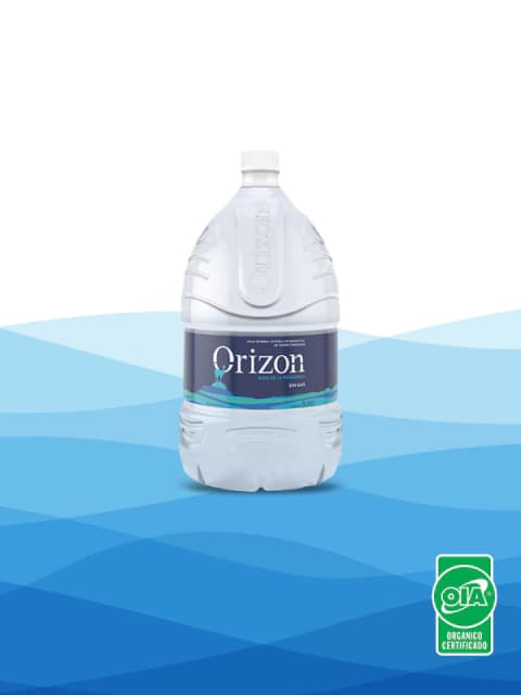 Botella Agua Mineral Orgánica Orizon 8 Litros