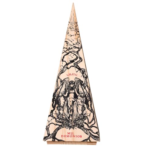 MIL DEMONIOS LILITH ESPUMANTE ROSADO PIRAMIDE MADERA