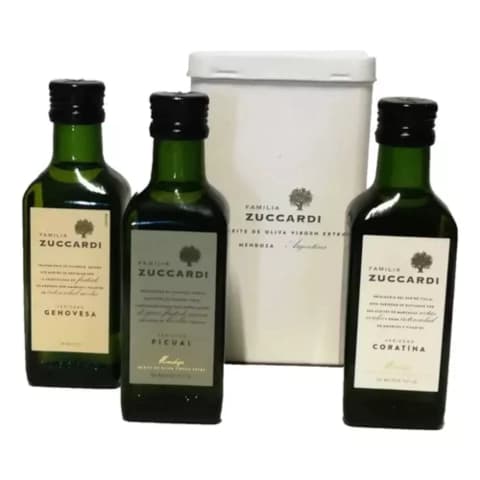 Aceite Oliva x 3 unid Flia. Zuccardi en Estuche