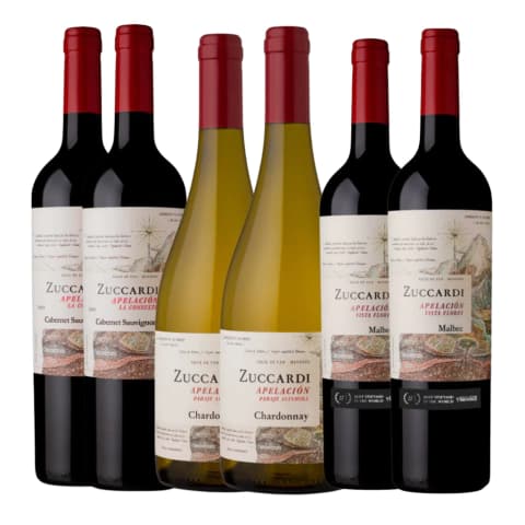 Zuccardi Apelacion Mix (2 Malbec, 2 Cab. Sauv, 2 Chard.)