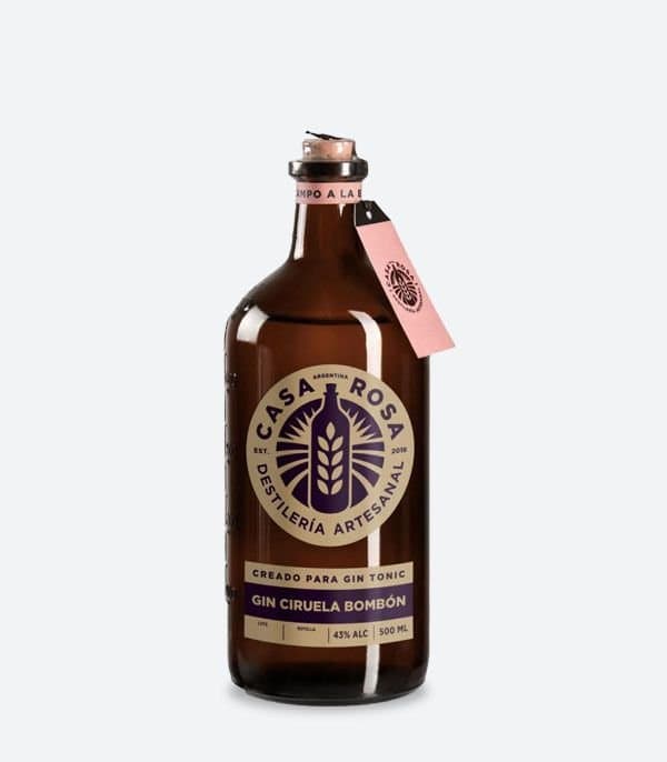Gin Casa Rosa Ciruela Bombón 500 ml