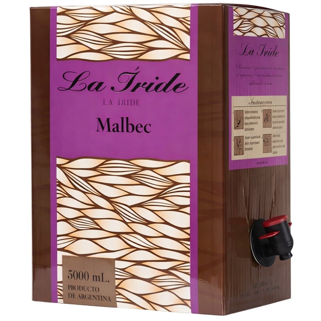 Vino La Iride Premium Malbec Bag in Box 5L