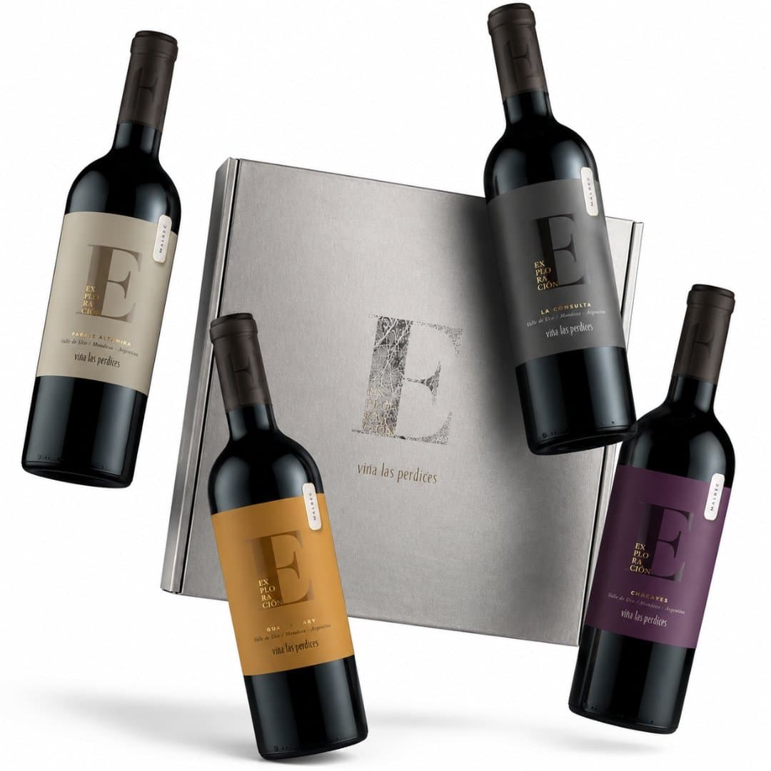 Estuche Exploración Geográfica Malbec x4 | Terroirs del Valle de Uco