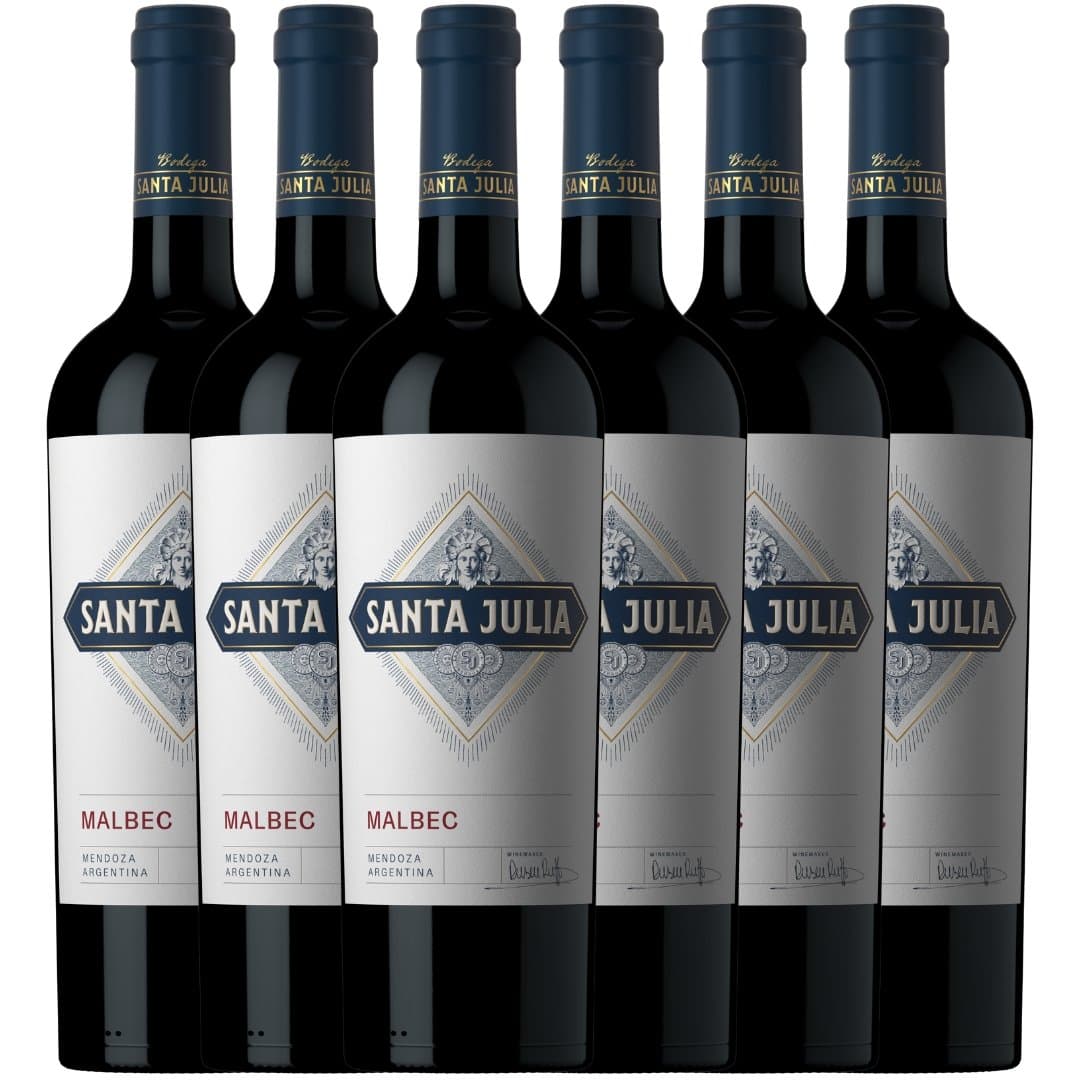 Vino Santa Julia Varietal Malbec x 6 unidades | Caja Cerrada