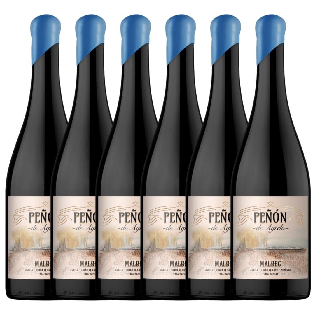 Vino Malbec Peñon de Agrelo x 6 unidades