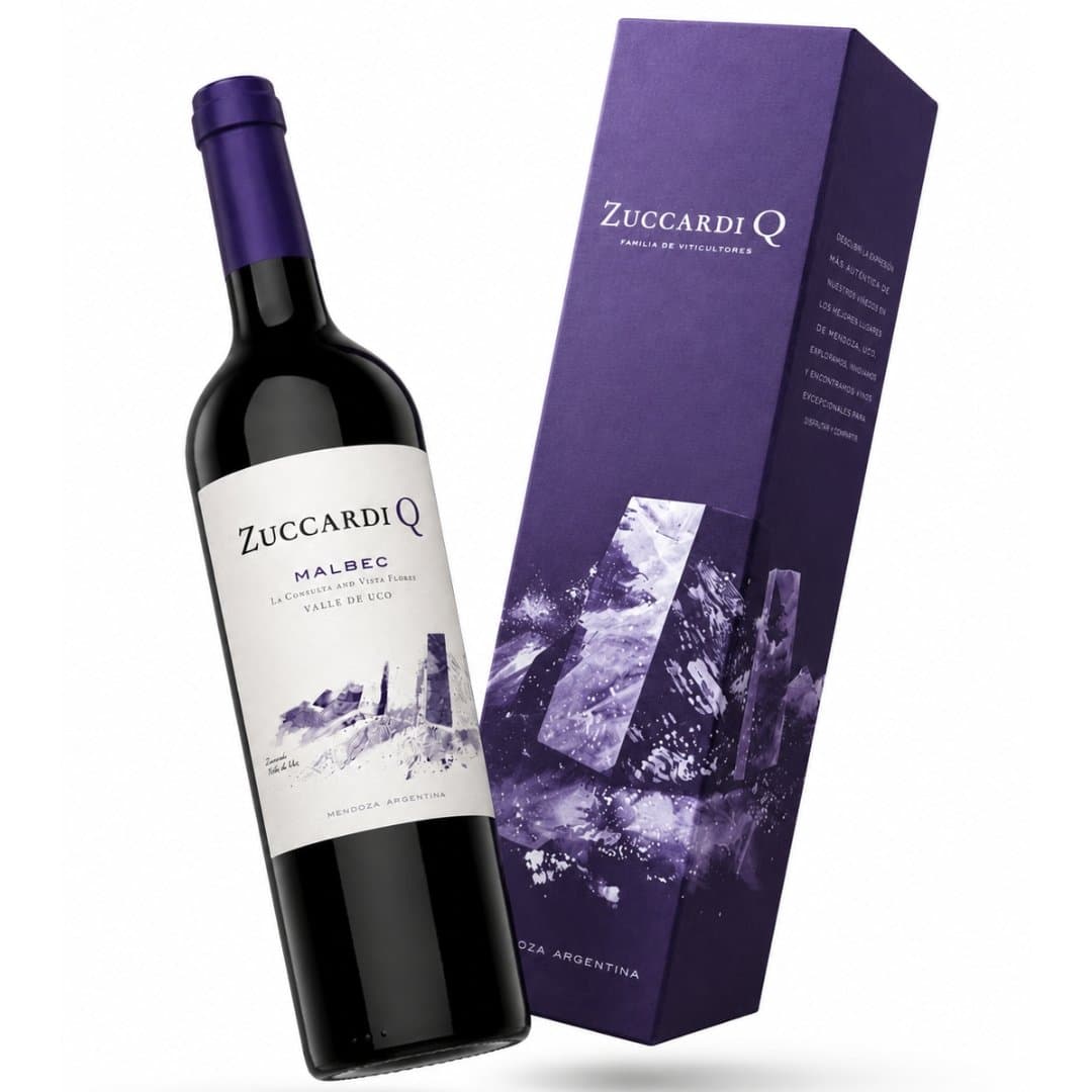 Estuche Zuccardi Q Malbec x2 | Regalo