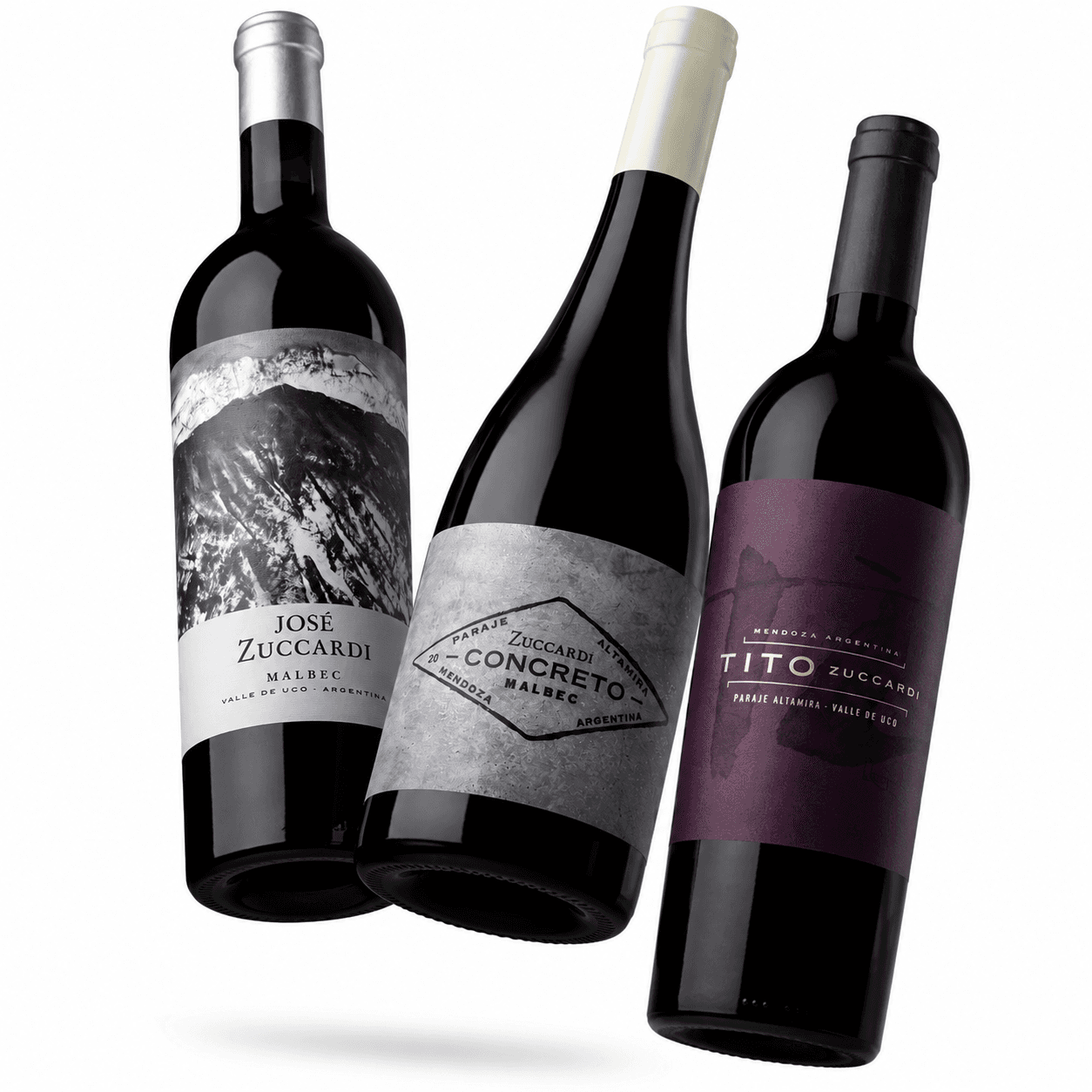 Trilogía Zuccardi Vinos de Viticultor x3 | Emma, Tito y José