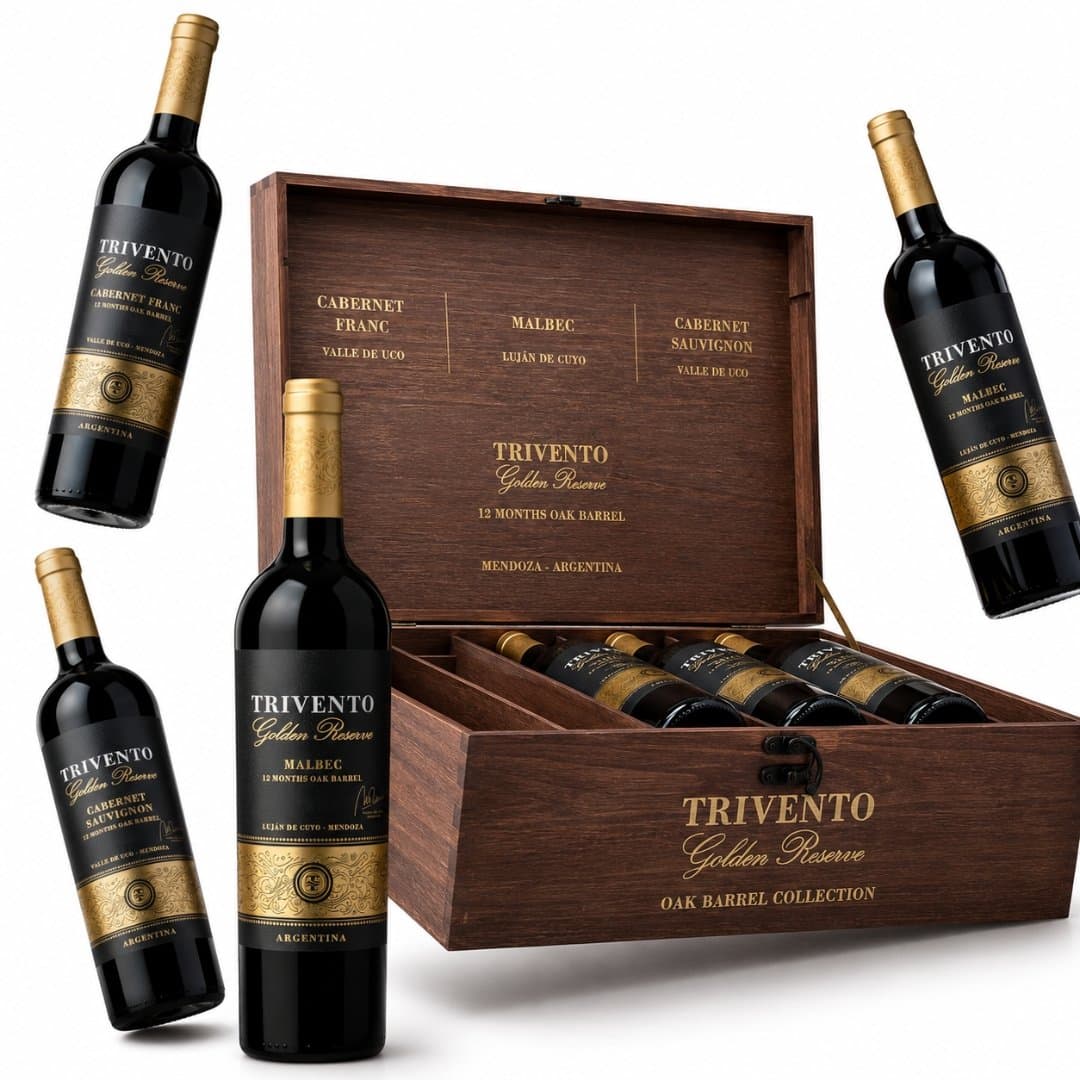 Estuche Vino Trivento Golden Reserve Mix de 6 Botellas | Para Regalar