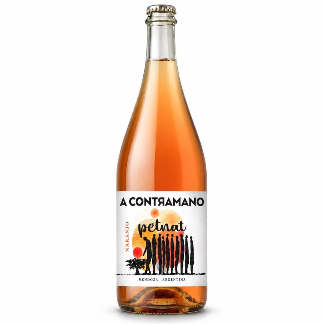 Pet Nat Jorge Rubio A Contramano Naranjo 750ml | Método Ancestral