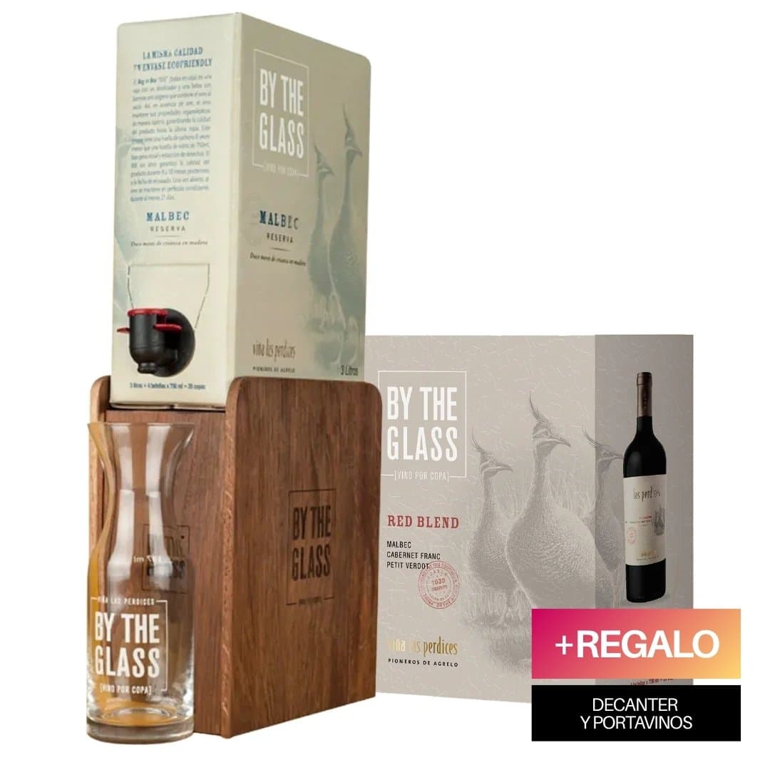 Kit Hogar Las Perdices Reserva | Bag in Box + Decanter y Portavinos